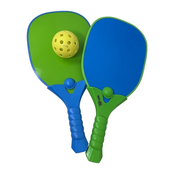 Waloo Pickleball Set for Beginners with 2 Paddles and 1 Ball, Lightweight 2 Player Indoor and Outdoor Sports Game for All Ages