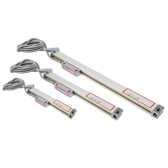Linear Scale, Wear Resistant Dro Linear Scale, Practical For Electronic Equipment Professional Use Lathe General Purpose Stroke -100mm 0-400mm 0-600mm