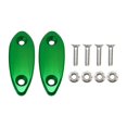 thumbnail image 3 of Cubierta decorativa Sharpla de la Base del viento del espejo lateral motocicleta de aleación de aluminio Premium Verde, 3 of 8