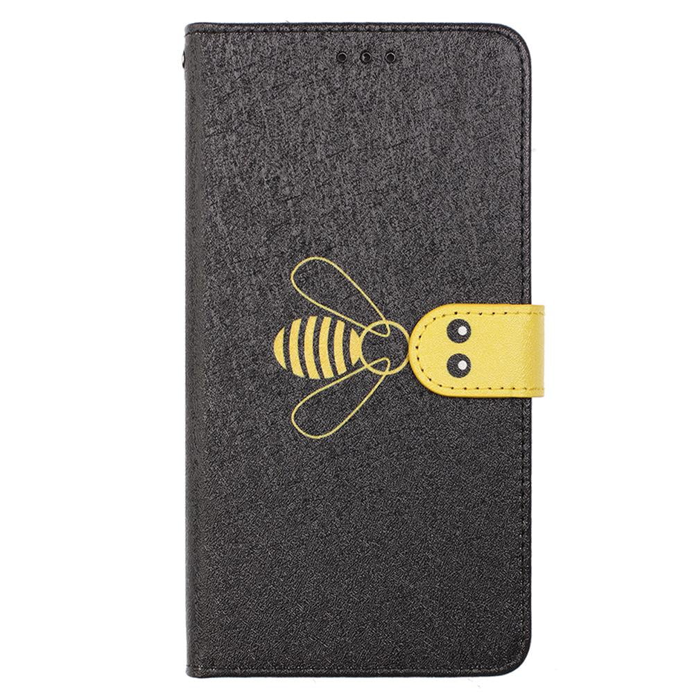 Siyoer Cute Bee Flip Leather Phone Case W Card Slot For Huawei P30 Lite Black Walmart Canada