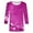 Zz Hot Pink, variant on Christmas Tops for Women Going Out Tops Fall Funny 3/4 Sleeve Shirts Plus Size Blouses Dressy Casual Plus Size 4X