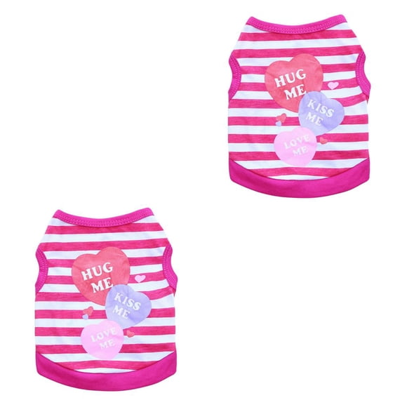 Ropa para perro Methold Chaleco de verano Rosa XL 2piezas