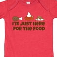 thumbnail image 3 of Inktastic I'm Just Here for the Food Boys or Girls Baby Bodysuit, 3 of 4