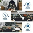 thumbnail image 5 of 2*6ft/4*6ft/5*7ft/6*9ft/8*10ft Floral Washable Area Rug, Non-Slip Non-Shedding Living Room Rug, Low Pile Stain-Resistant Throw Carpet, Foldable Printed Soft Carpet for Entryway, Office, 5 of 9