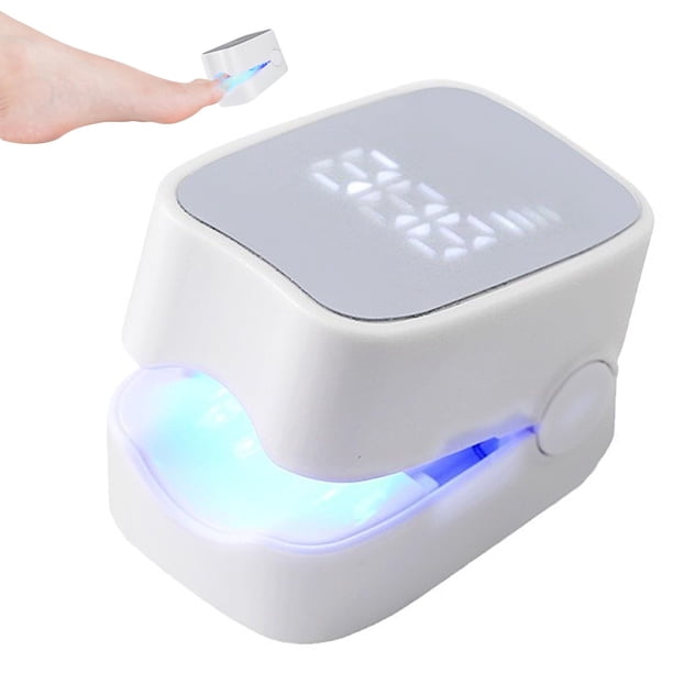 Lámpara de uñas con pantalla digital, lámpara de uñas blanca, lámpara de uñas