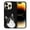Black White Tuxedo Cat, variant on FINCIBO Soft Rubber Protector Cover Case for Apple iPhone 14 Pro 6.1" 2022, Brown Toy Poodle Dog