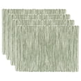 thumbnail image 1 of Fabstyles Shadows Cotton Placemats Set of 4 Machine Washable Thick Rustic Cloth Table Mats Perfect for The Kitchen, Dining, Coffee, Patio, Outdoor Tables, 1 of 3