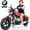 Red, variant on TOKTOO Licensed BMW 24v Electric Dirt Bike for kid, 24V Kid Electric Motorcycle, 24V Ride on Toy for Big Kids 5-8, 300W Power Motor With Removable Training Wheels, up to 12 Miles & 13MPH, Black