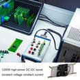 thumbnail image 4 of Methold Módulo de fuente de alimentación 1200W DC-DC Módulos reguladores ajustables compactos Resistencia a la corrosión Amperímetro de corriente Electrónica miscelánea como se muestra 2, 4 of 6