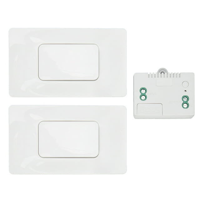 Interruptor de Luz de Pared, Kit de Interruptor de Luz Inalámbrico de Retardante Autodenominado Kit 433MHz ESTABLE para el hogar