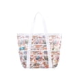 thumbnail image 2 of Bolso de playa de malla de nailon para viajes y compras | Organizador de almacenamiento transparente y transpirable para el hogar, la oficina y la piscina | Bolsa multiusos para ropa, 2 of 6