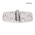 thumbnail image 4 of braveheart Charnière d'Armoire Charnières en Acier Inoxydable Robuste 6 Trous de Contrôle Connecteur RV Pont Accessoires Composants Raccorder 38 * 76mm 38 * 76mm, 4 of 6