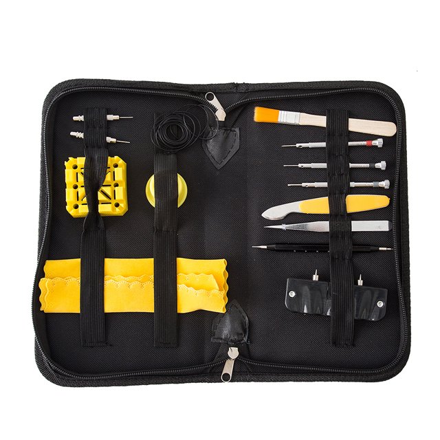 YD041 33PCS Juego de herramientas de reparación de relojes Removedor de abridor de caja Destorn MABOTO Ver herramienta de reparación