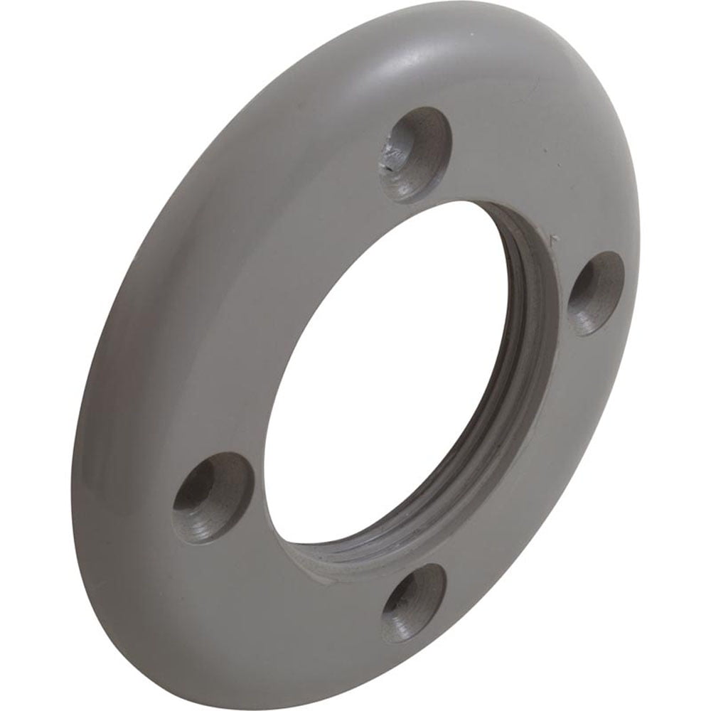 Vinyl Pool Return Faceplate Threaded Gray