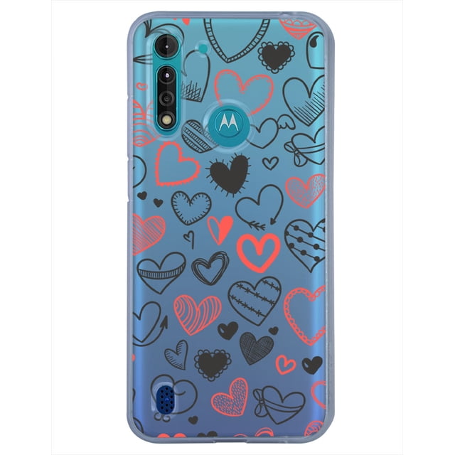 Funda para Motorola Moto G8 Power Lite InstaCase Love Collection Corazones Lienas