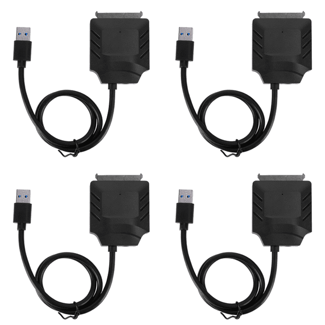 Cable Adaptador Sata A USB 3 0 22 Pines para Disco Duro HDD/SSD 2 5 Y Pulgadas