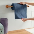 thumbnail image 4 of Beartech 80 Pack Microfiber Kitchen Towels Cleaning Cloth Roll,Lint Free Rags & Tear Away Reusable Towels,Washable Shop Rags,Ultra Absorbent Dish Rags for Car Kitchen Window Garage-Navy Blue, 4 of 8