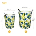 thumbnail image 3 of Balery Lilies Flowers Cesta de ropa redonda con asas, impermeable, independiente, para ropa, juguetes, dormitorio y familia-Small, 3 of 6