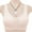 Beige, variant on Joau Front Closure Wire Free Bras for Women, Comfort Seamless Ribbed Bra Full-Coverage Wireless Push Up Bra Lightly Lined Breathable Bralettes Sleep Lingerie Everyday Underwear