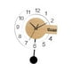 thumbnail image 4 of Reloj de pared colgante, adorno decorativo, artesanía creativa, decoración artística circular, moderno, silencioso, para dormitorio, sala de estar y b, 4 of 9