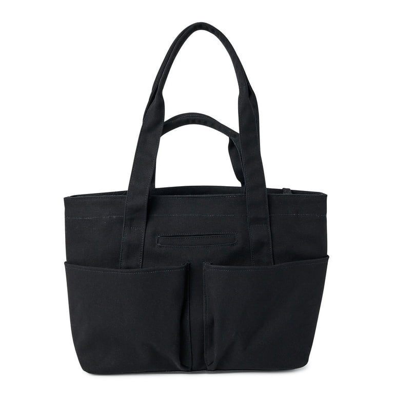 Black tote bag walmart hotsell