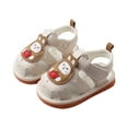thumbnail image 2 of Delliss Baby Boys Girls Squeaky Little rabbit Sandals Non-Slip Soft Rubber Sole Closed Toe Infant Summer Outdoor Shoes 0-2 Years, 2 of 9