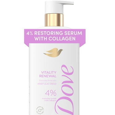 Dove Vitality Renewal Firming Body Wash 4% Restoring Serum with Collagen All Skin Type, 18.5 oz