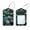 multicolored 4, variant on 2 Pcs Vintage Map Seahorse Seastar Luggage Tag for Suitcases, Leather Baggage Tags Identifiers for Travel, Stainless Steel Loop Name ID Label for Women Bag Backpack