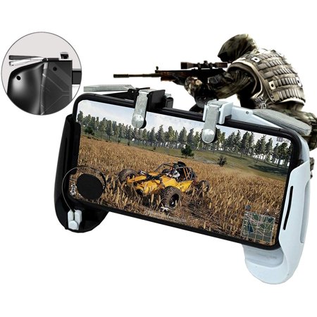 Agoz Phone Gaming Controller Gamepad Grip Shoot Aim L1R1 Trigger PUBG Mobile Joystick for Samsung Galaxy S10 5G, S10 Plus, S10, S10e, Note 9, Note 8, Note 5, S9 Plus, S9, S8 Plus, S8, S7, S7 Edge J7 (Best Games For Galaxy S8)