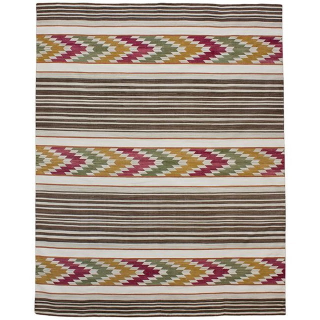 Due Process Stable Trading Flatweave Arrow Ikat Carnival Area Rug, 4 x 6 ft.