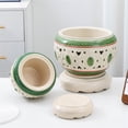 thumbnail image 3 of Chinese Style Creative Hollow Tray Hydroponic Flower Pot High-temperature Ceramic Plant Pot, No Holes, 3 of 5