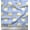 Lavender Blue, variant on Soimoi Blue Cotton Voile Fabric Wreath & Stripe Print Fabric by Yard 42 Inch Wide