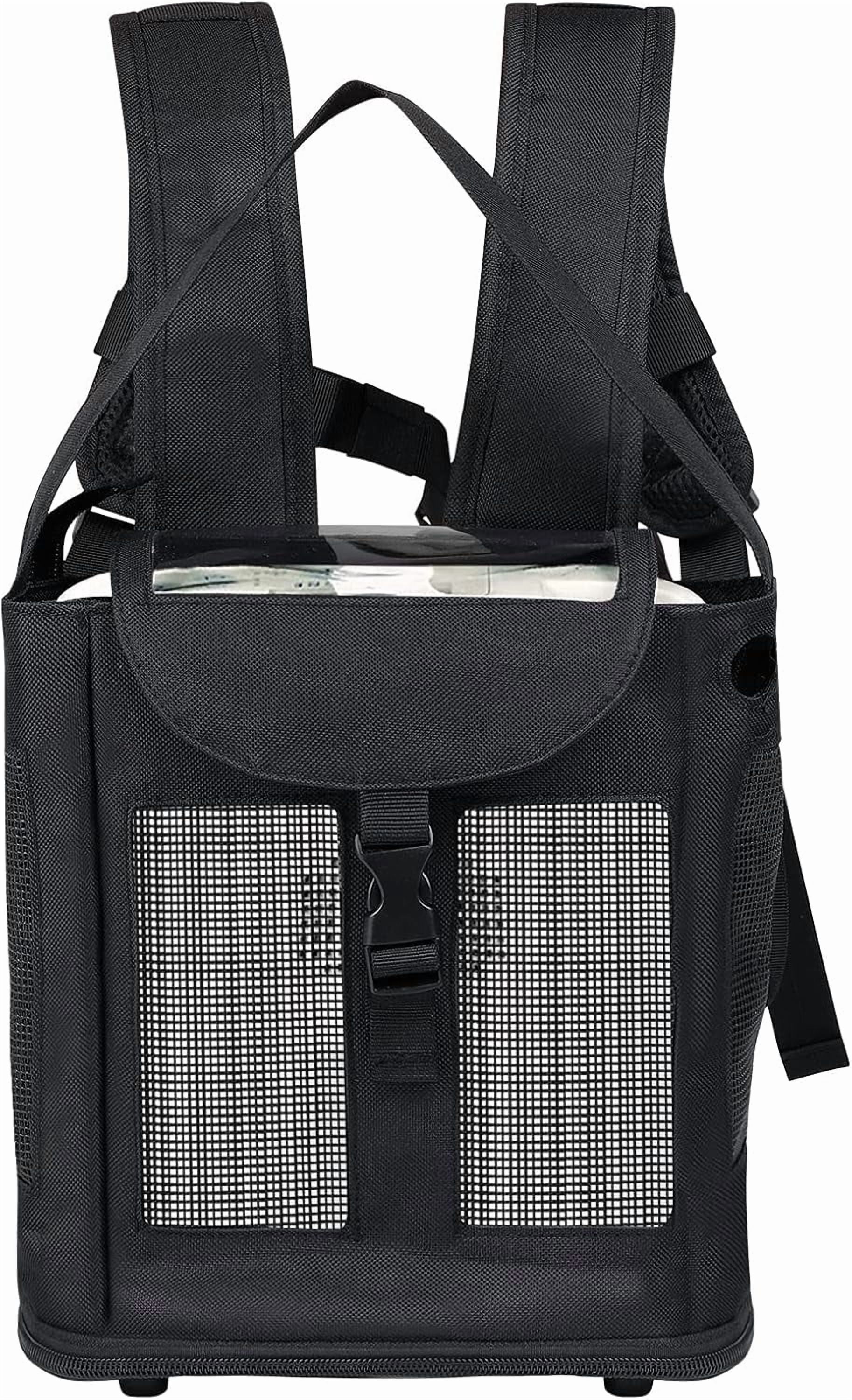 YXMEIGUO Oxygen Concentrator Backpack Fit for Inogen One G3, Portable Oxygen Machine Carrying Bag with Adjustable Shoulder Straps, Black