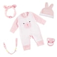 thumbnail image 1 of Accesorios para muñecas Reborn BABESIDE Conejo rosa y blanco, 1 of 7