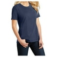 thumbnail image 4 of Ladies Core Cotton Tee Navy 3XL, 4 of 6