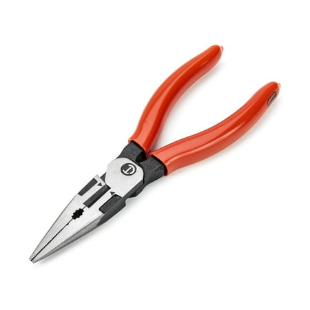 UPC: 0037103340665 | Crescent Z6546 6in. Z2 Long Nose Dipped Handle Pliers