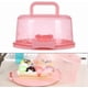 thumbnail image 3 of Portable cake container with transparent lid for safe storage of cakes and treats, 3 of 5
