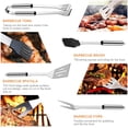 thumbnail image 2 of 6 uds utensilios para barbacoa, Kit de barbacoa herramienta para barbacoa de acero inoxidable, juego de barbacoa portátil, utensilios para barbacoa, accesorios para barbacoa para, 2 of 5