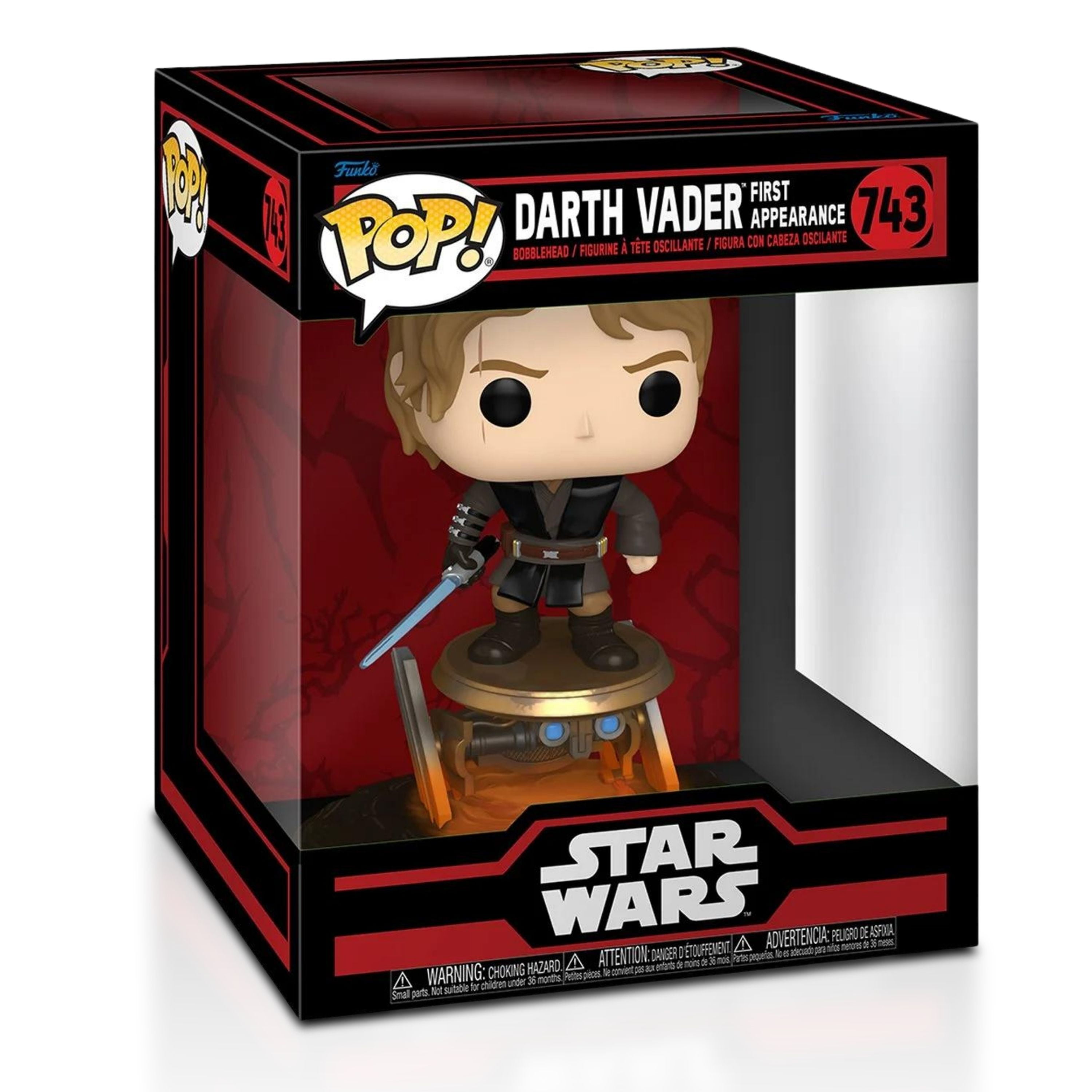 Funko pop Darth VFunko pop, Darth Vader, Storm trooper, popular C-3PO, Luke Skywalker