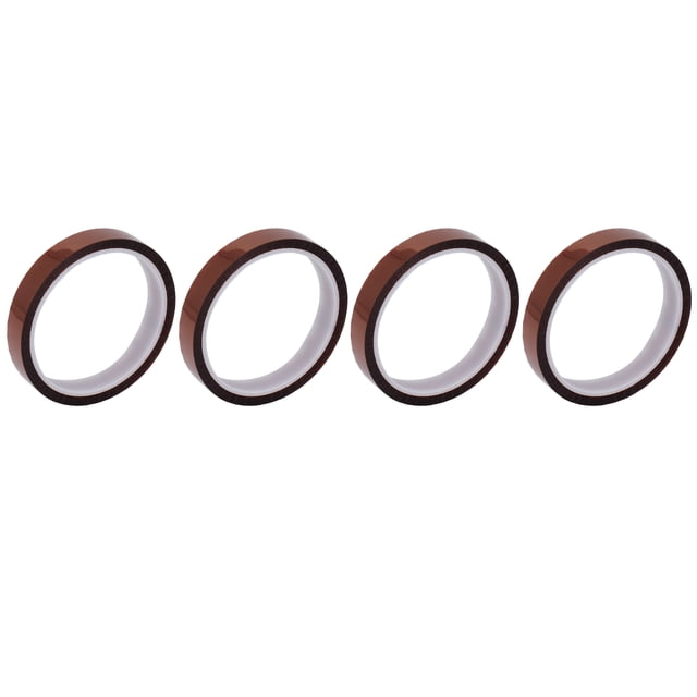 PI Adhesive Tape, Polyimide High Temperature Tape Standard Width 4PCS For Soldering Protection Width 15mm / 0.6in