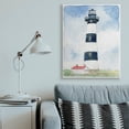thumbnail image 2 of Stupell Industries Black Striped Lighthouse with Quaint Cabin Canvas Wall Art, 36 x 48, Design by Melissa Hyatt LLC, 2 of 6