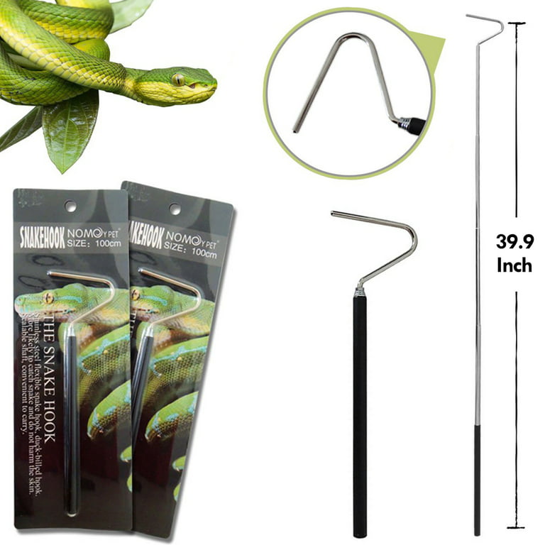 IC ICLOVER Collapsible Snake Hook Extend to 39.3 inch for Catching