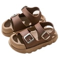 thumbnail image 2 of LYHaoo Boys Sandals Girls Sandals For Toddlers Soft Sole Comfortable Everyday Wear Adjustable Straps Beach Outdoor Casual Footwear For Baby To Sizes 10 Little Kid(4-4.5 Years), 2 of 5