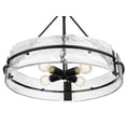thumbnail image 5 of Millennium Lighting 19504 Rezi 4 Light 24" Wide Pendant - Black, 5 of 6