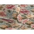 thumbnail image 3 of Ambesonne Vintage Garden Quilted Bedspread Set 3 Pcs, Botany Print Meadow, Queen, Pink Almond and Green Brown, 3 of 4