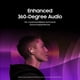thumbnail image 4 of Samsung Galaxy Buds 2 Pro - Auriculares inalámbricos con cancelación de Ruido, Sonido Ambiental, Bluetooth, Ligero, Ajuste cómodo, Control táctil, versión Estadounidense-Morado claro (Reacondicionado), 4 of 5