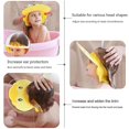 thumbnail image 4 of Gorro de champú para chico, gorro ajustable para Baby Shower, protector para lavado de pelo para orejas y ojos, visera de baño de silicona para niños pequeños, 4 of 5