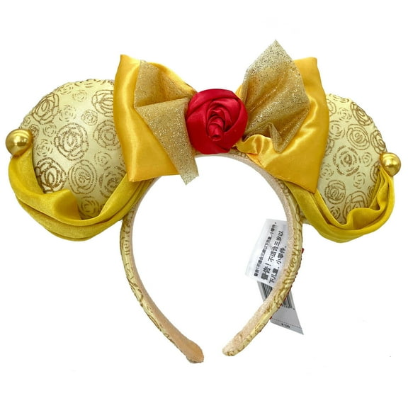 Fashion Minnie Ears Yellow Bow Princess Headband Cute Girls Princess Hair Bands Christmas Birthday Gift New