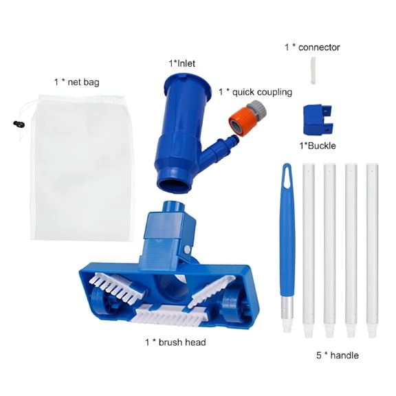 ACDANC Pool Vacuum Cleaning Kit Portable Underwater Cleaner for Above Ground Pools
