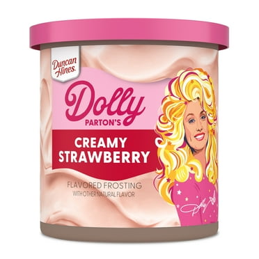 Duncan Hines Dolly Parton's Creamy Strawberry Flavored Frosting, 16 oz.